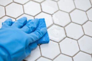 clean tile and grout